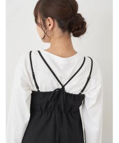 earth music&ecology ダブルストラップキャミワンピース