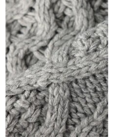 AMERICAN HOLIC 配色ケーブルニットカーディガン