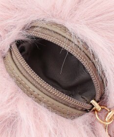 23区 【見上愛さん着用】フェイクファー チャーム バッグ