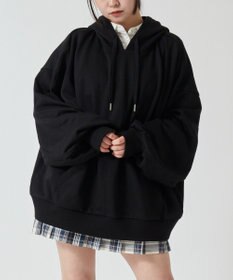 WEGO 【SCHOOLITEM】ルーズフィットプルパーカー