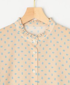 組曲 S 【セットアップ対応可】モノグラムプリント2WAYブラウス