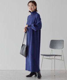 AMERICAN HOLIC バイパチモックネックニットワンピース