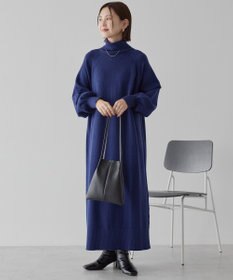 AMERICAN HOLIC バイパチモックネックニットワンピース