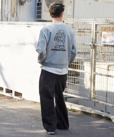 WEGO 【ユニセックス着用ITEM】THEBOYエルボーパッチクルーネックPO