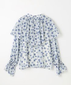 GRACE CONTINENTAL スモールフラワーケープトップ