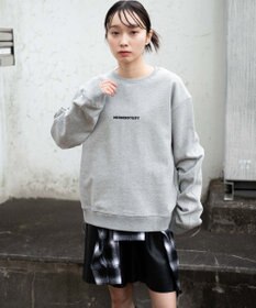 WEGO 【ユニセックス着用ITEM】THEBOYエルボーパッチクルーネックPO
