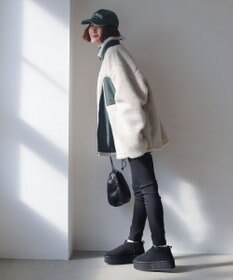 WEGO 【2025年秋冬新作アイテム/ユニセックス着用ITEM/SMLサイズ展開】ボアブルゾン