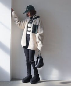 WEGO 【2025年秋冬新作アイテム/ユニセックス着用ITEM/SMLサイズ展開】ボアブルゾン