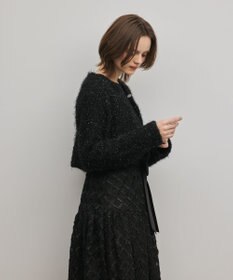 GRACE CONTINENTAL フェザーショートボレロ