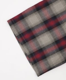 WEGO 【ユニセックス着用ITEM/MLサイズ展開】オンブレチェックフードシャツ（SS）