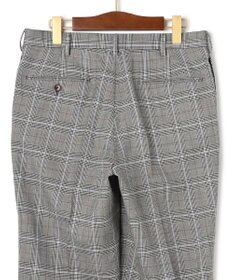 J.PRESS MEN 【ストレッチ / 洗える】トリートメントウールアメリカンチェック スラックス