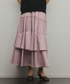 GRACE CONTINENTAL ロングティアードスカート