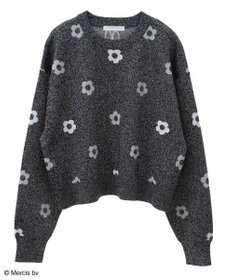 Green Parks Ｍｉｆｆｙ／フラワージャガードニットプルオーバー