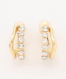 ANY SIS 2連フープ イヤリング