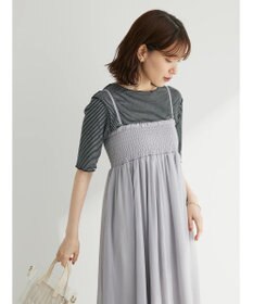 Green Parks ・ＥＬＥＮＣＡＲＥ　ＤＵＥ　ラメシフォンキャミワンピース