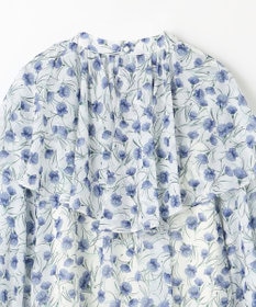 GRACE CONTINENTAL スモールフラワーケープトップ