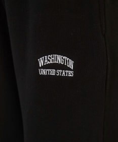 WEGO 【ANGIE VINTAGE】ワンポイント刺繍 裏毛 スウェットパンツ