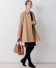 組曲 ショートビーバー ステンカラー コート