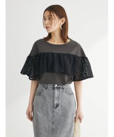 Green Parks ・ＳＵＧＡＲ　ＳＰＯＯＮ　レースフリルプルオーバー