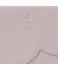 LANVIN en Bleu デクール 二つ折りLファスナー財布