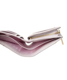 LANVIN en Bleu デクール 二つ折りLファスナー財布