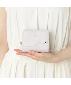 LANVIN en Bleu デクール 二つ折りLファスナー財布