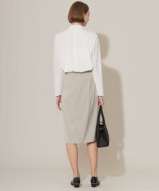 ICB  【新色追加・防シワ・速乾・洗える】Fied ラップ風スカート