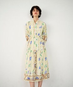 GRACE CONTINENTAL セーラープリントワンピース