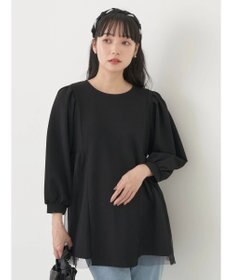 earth music&ecology チュールドッキングチュニック