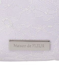 Maison de FLEUR ブルーマニアリボンポーチ