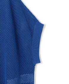 UNFILO L メッシュ ハーフスリーブ ニット