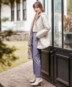 ANY SIS 【保温性あり/洗える】サーモ 2WAYストレッチ テーパード パンツ