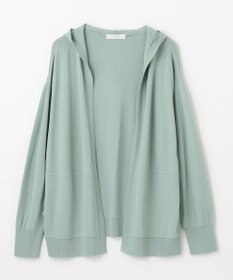 ANY L 【接触冷感/UVケア/アンチピリング】フーディーカーディガン