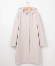 組曲 【WEB限定】ウールモッサ フーデットロングコート