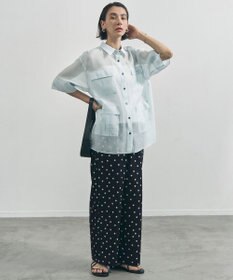 UNFILO 【ウエストゴム】プリント イージーパンツ