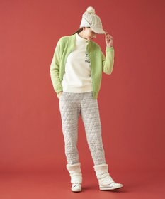 23区GOLF 【WOMEN】つば付きケーブル ニットキャップ