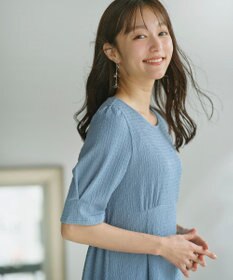 ANY SIS 【WEB限定】カットジャカード ワンピース