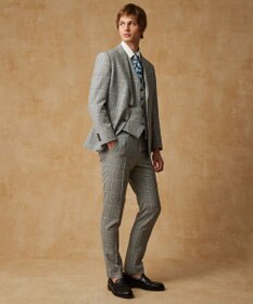 JOSEPH ABBOUD 【日本製】フレッシュペイズリー  ネクタイ