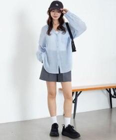 WEGO 【2026年春夏新作】シアーフードシャツ