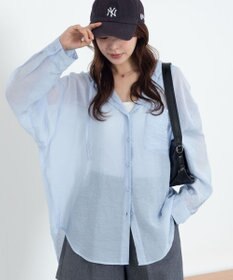 WEGO 【2026年春夏新作】シアーフードシャツ