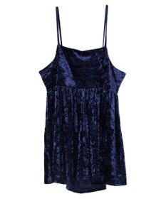 Green Parks ・ＥＬＥＮＣＡＲＥ　ＤＵＥクラッシュベロアキャミチュニック