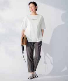 自由区 L 【洗える】Marine半袖 ロゴTシャツ