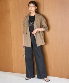 UNFILO 【新色追加】BEAUTY FORM-Tコットン ロゴフレンチT