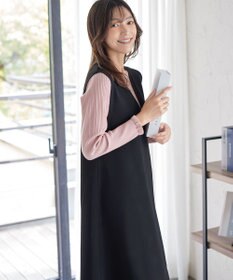 Tiaclasse 【洗える】スポンジニットジャンスカ