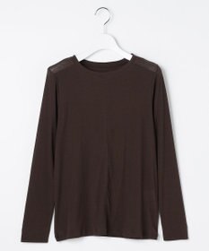 J.PRESS LADIES 【WEB限定】シアーストレッチフライス クルーネック シアー カットソー