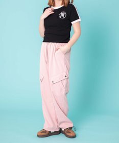 WEGO 【ウエストゴム】ビッグポケットカーゴパンツ