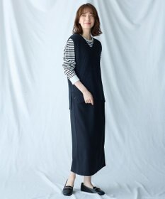 ANY Vネックラメニットベスト