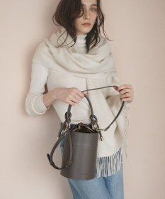 TOPKAPI 【TREASURE TOPKAPI】フェイクレザー バケツ 巾着 ショルダー バッグ