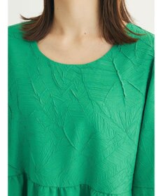 Green Parks ■ＥＳＣＡＲ　エンボスティアードワンピース