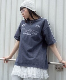 WEGO 【ユニセックス着用ITEM】スリーブラインロゴBIG　T（SS）